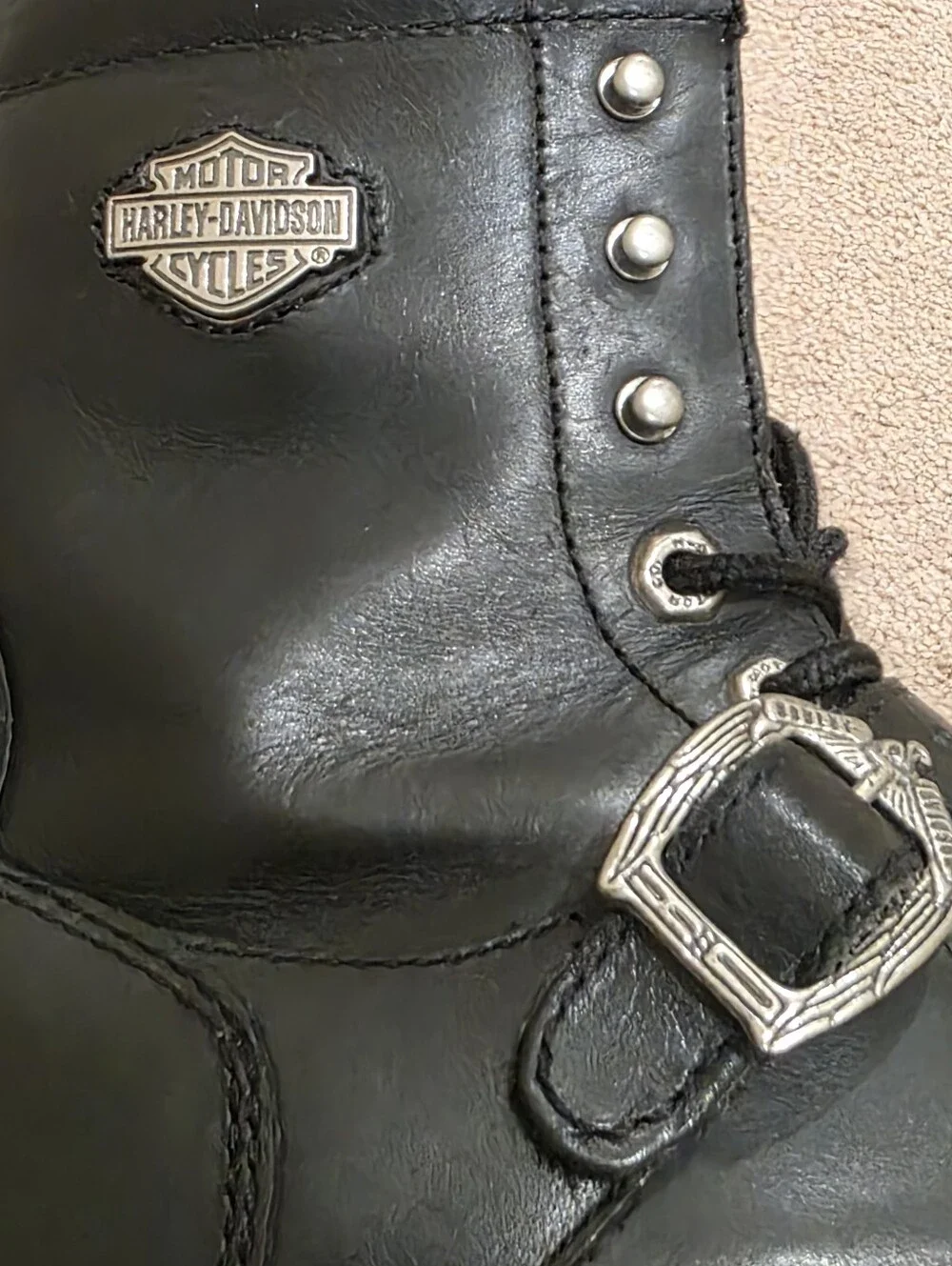 Harley Davidson Faded Glory Boots Size 8